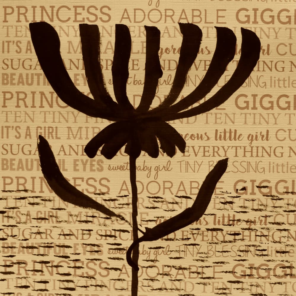 Sweet Baby Girl Flower by Santhosh ch — canvas wall art