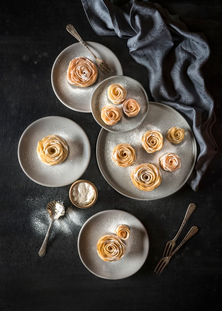 Elegant Apple Roses by Diana Popescu — canvas wall art