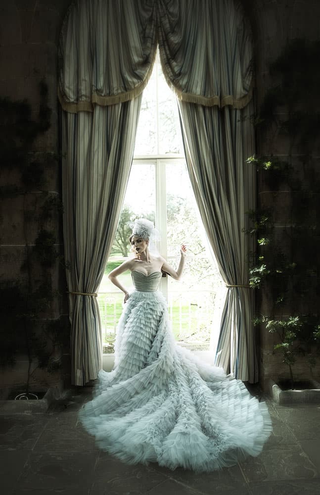 Elegant Gown Grand Window by kenp — canvas wall art