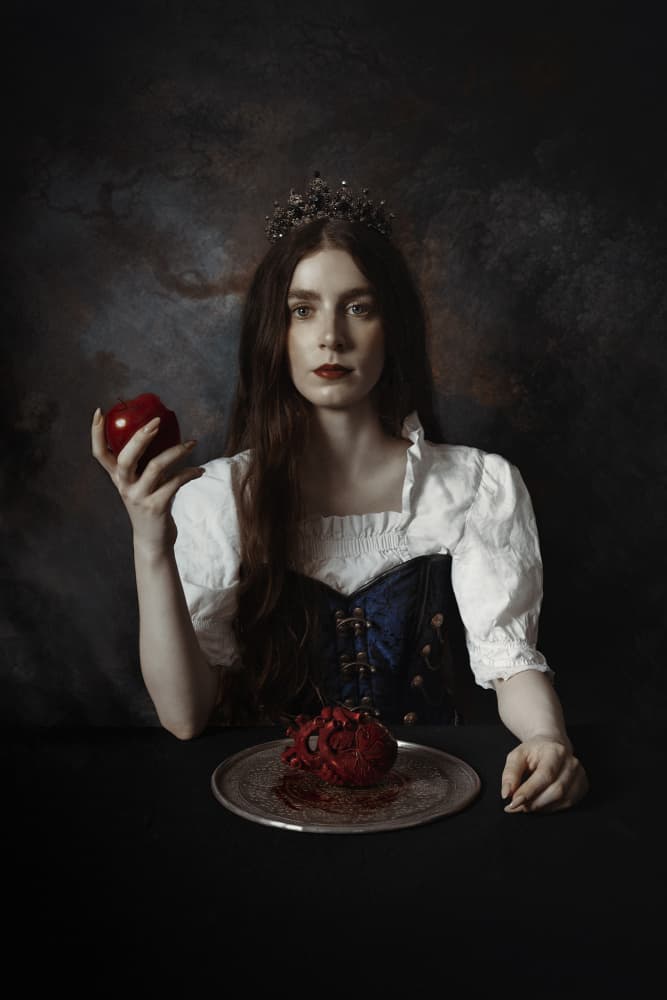 Dark Queen's Apple by Sima Bivolarska — canvas wall art