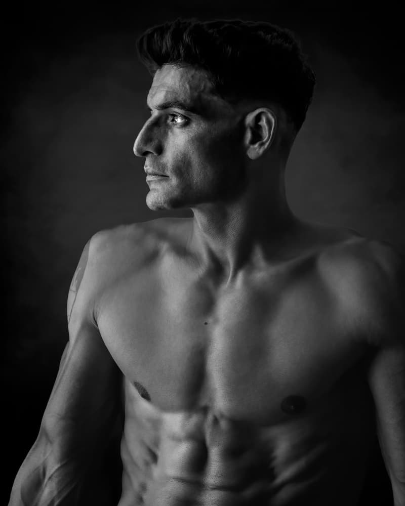Intense Male Form by Irene Wu — canvas wall art