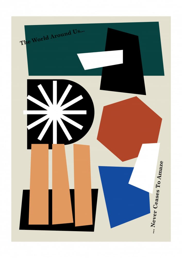 Modern Abstract Forms by Frances Collett — canvas wall art