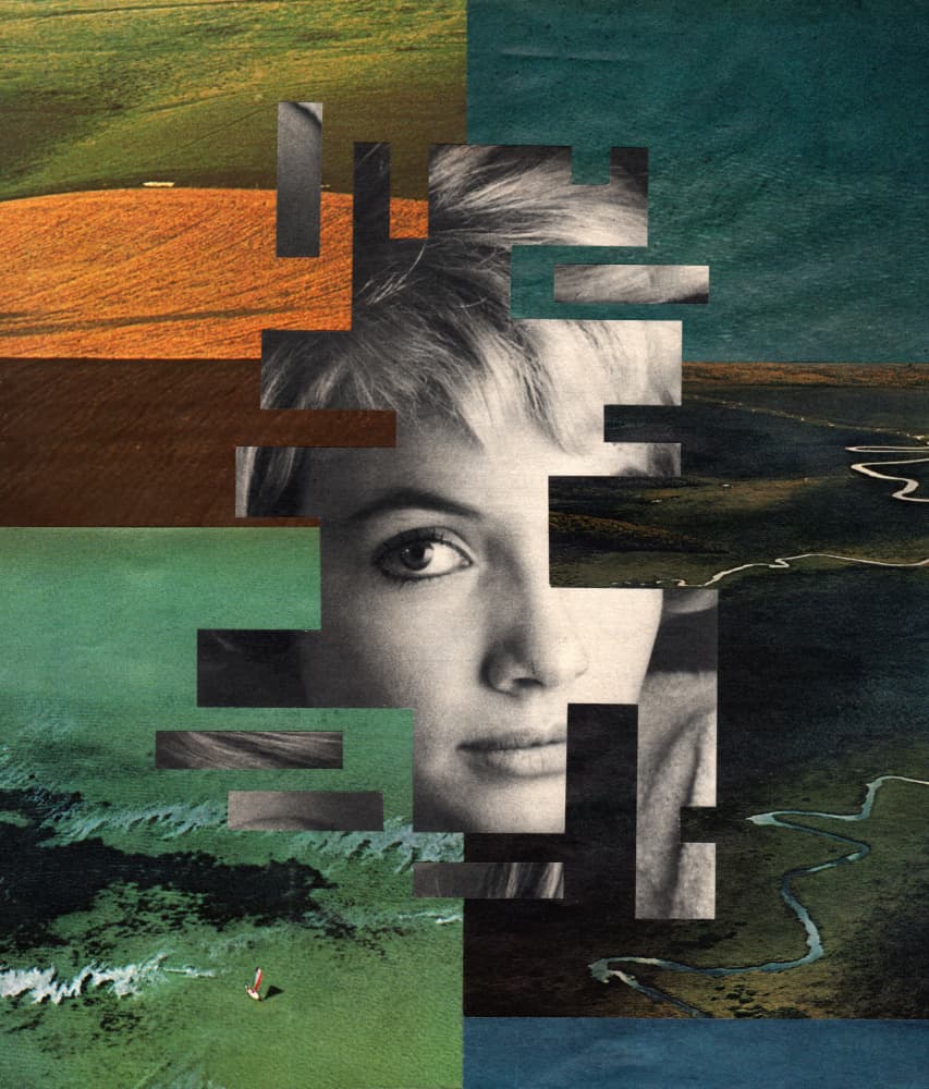 Nature's Fragmented Face by Sammy Slabbinck — canvas wall art