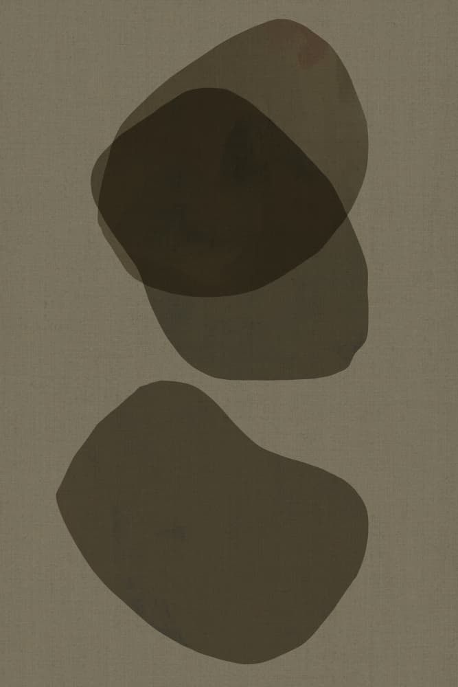 Organic Layered Forms by cartissi — canvas wall art