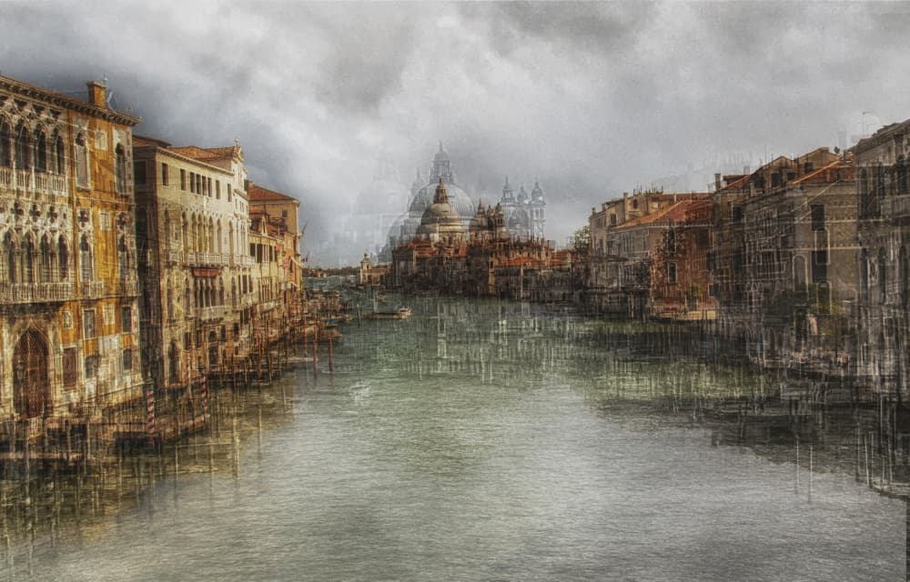Dreamy Venice Grand Canal by Silvana Pitussi — canvas wall art