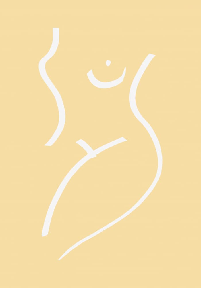 Minimalist Female Figure by Pictufy Studio — canvas wall art