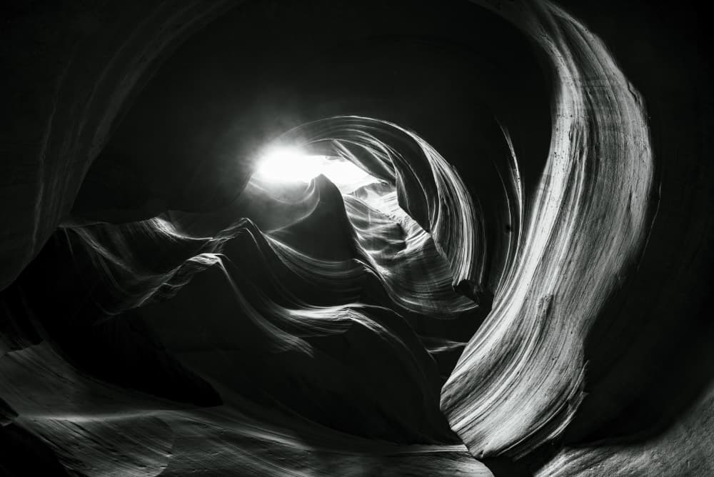 Dramatic Canyon Light by Isam Telhami — canvas wall art