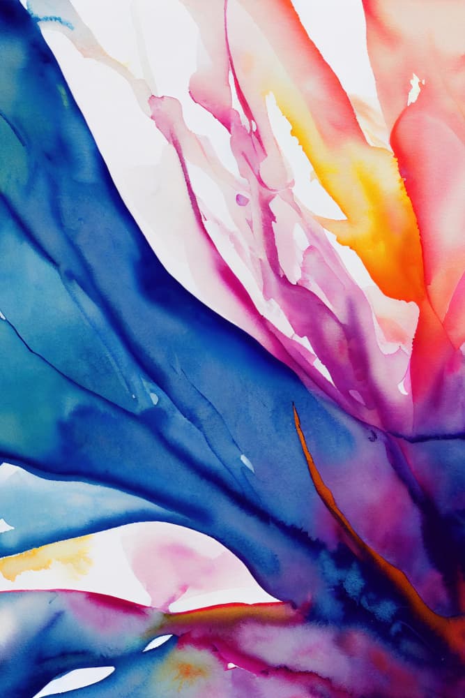 Abstract Watercolor Flow by Mauro — canvas wall art