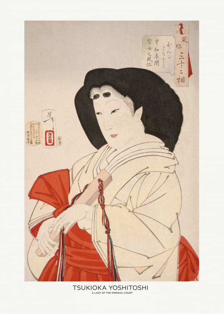 A Lady of the Imperial Court In the Kyōwa Period 1888
