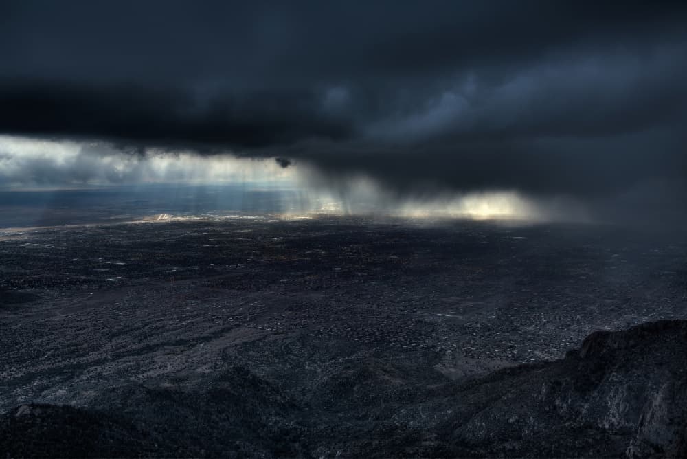 Light Breaking Through Storm by Max Witjes — canvas wall art
