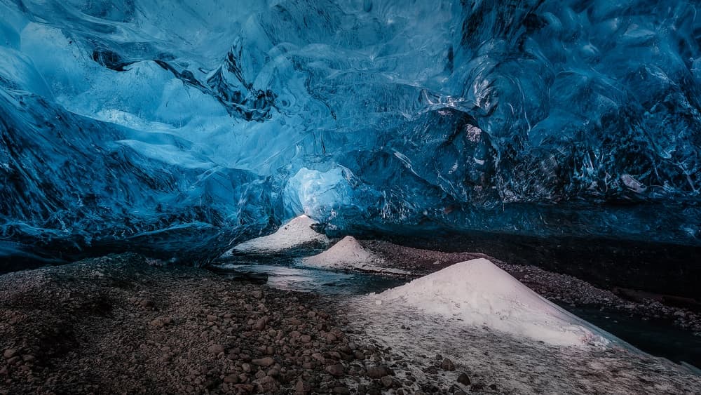 Ethereal Ice Cave by Guillermo García Delgado — canvas wall art