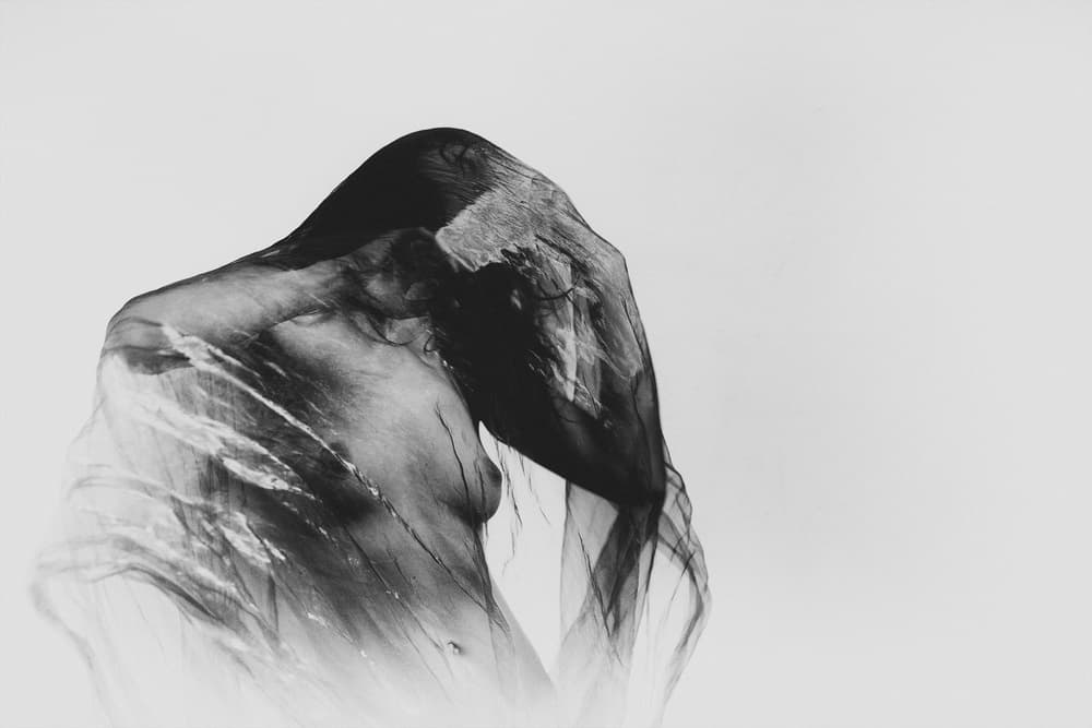 Veiled Female Form by Jacob Tuinenga — canvas wall art
