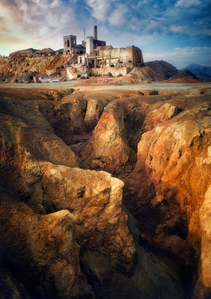 Abandoned Mine Canyon by Bartolome Lopez — canvas wall art