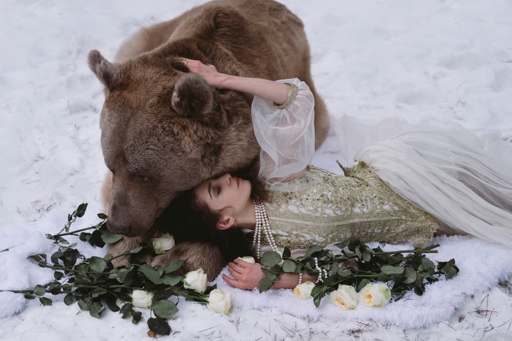 Peaceful Winter Dream by Olga Barantseva — canvas wall art