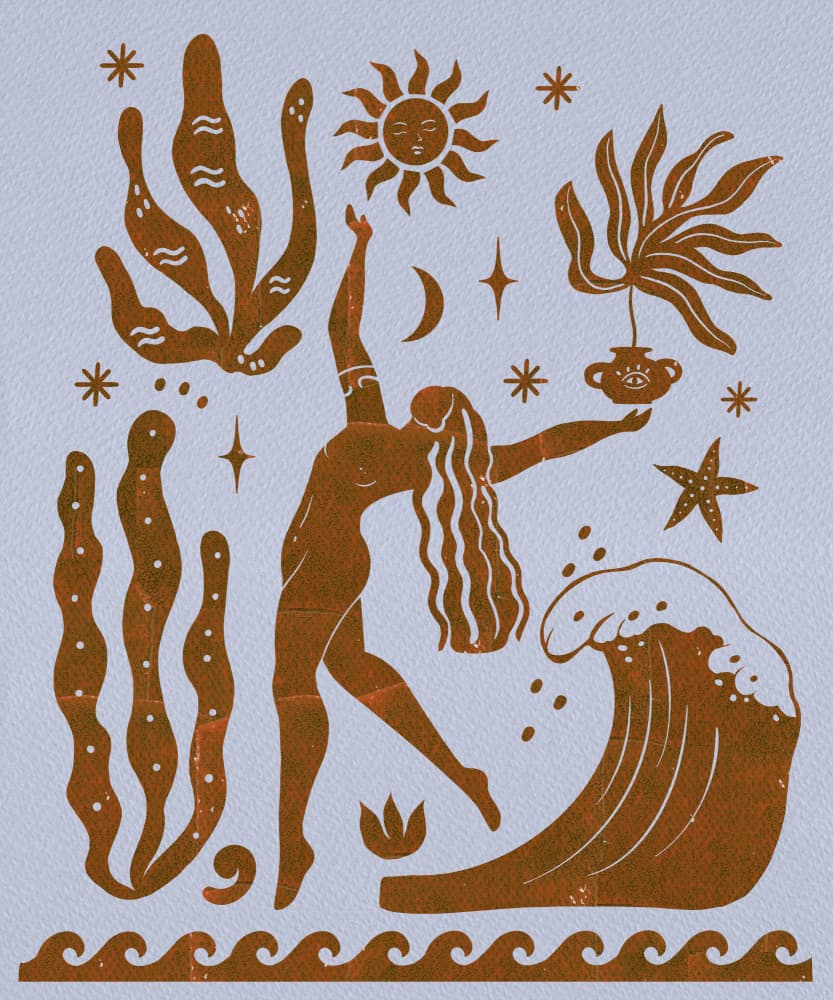 Celestial Nature Dancer by Petra Lizde — canvas wall art