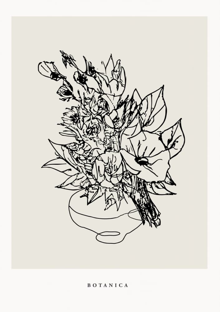 Botanicalineno58 by Treechild — canvas wall art