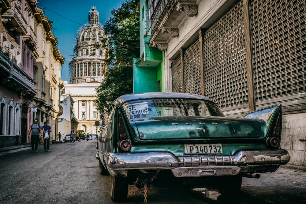 Havana Classic Car by Koji Morishige — canvas wall art