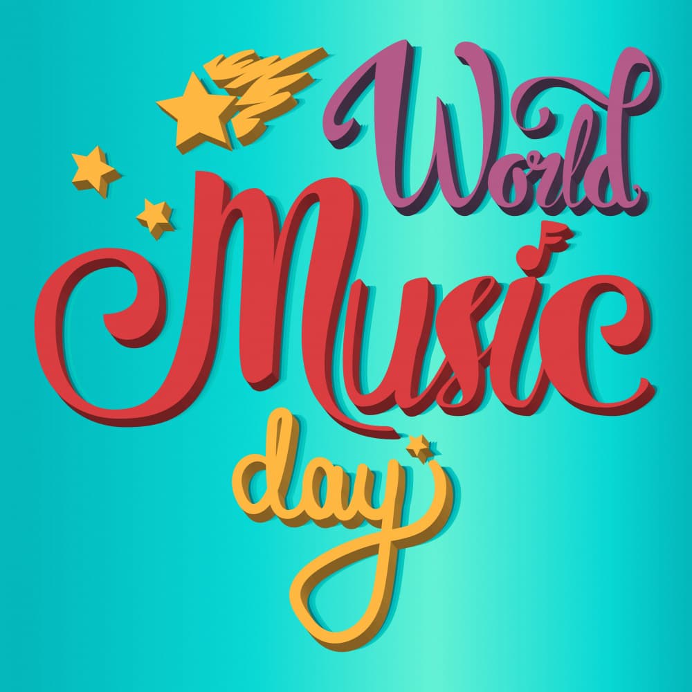 World Music Day Celebration by Marika Barsrsind — canvas wall art