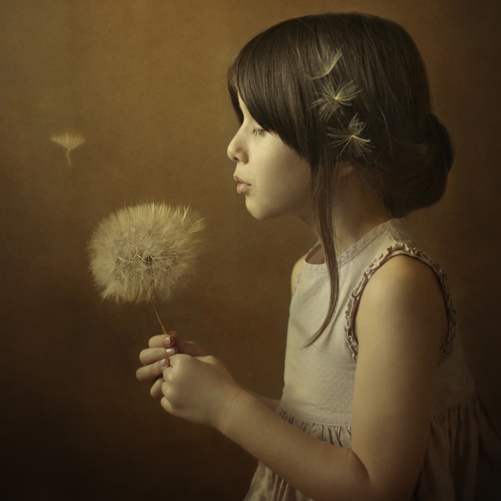 Childhood Dandelion Dream by Svetlana Bekyarova — canvas wall art