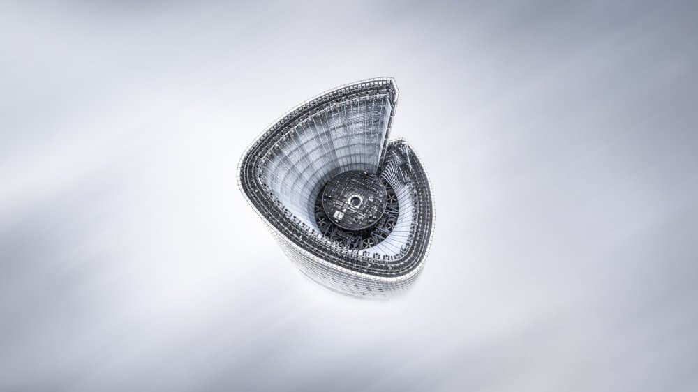 Futuristic Metal Device by Ran Shen — canvas wall art