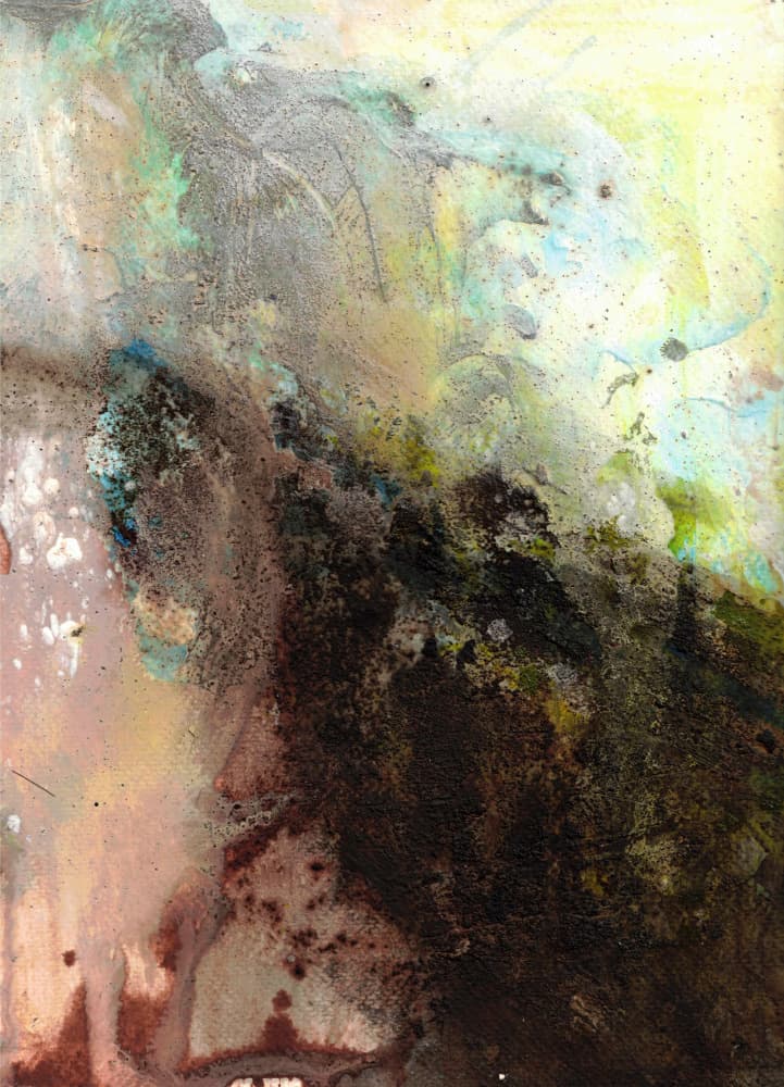 Moody Abstract Flow by Deb Chaney — canvas wall art