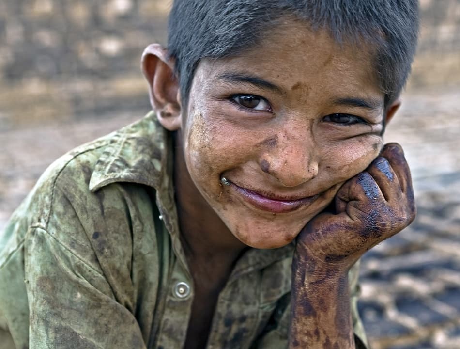 Joyful Dirty Face by Mohammadreza Momeni — canvas wall art