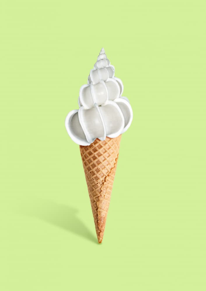 White Spiral Cone by Artem Pozdniakov — canvas wall art