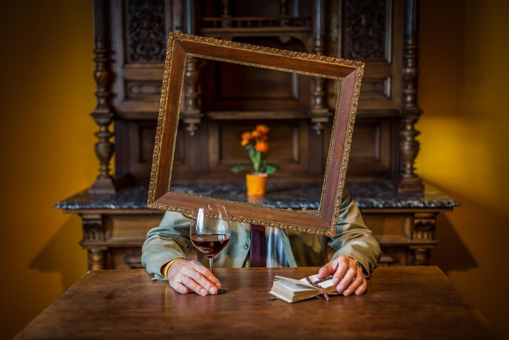 Empty Frame Contemplation by tom r. grabuschnigg (tomtitan) — canvas wall art