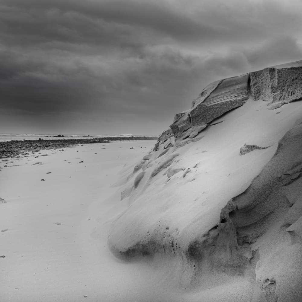 Windswept Beach Dunes by Ray Truter — canvas wall art