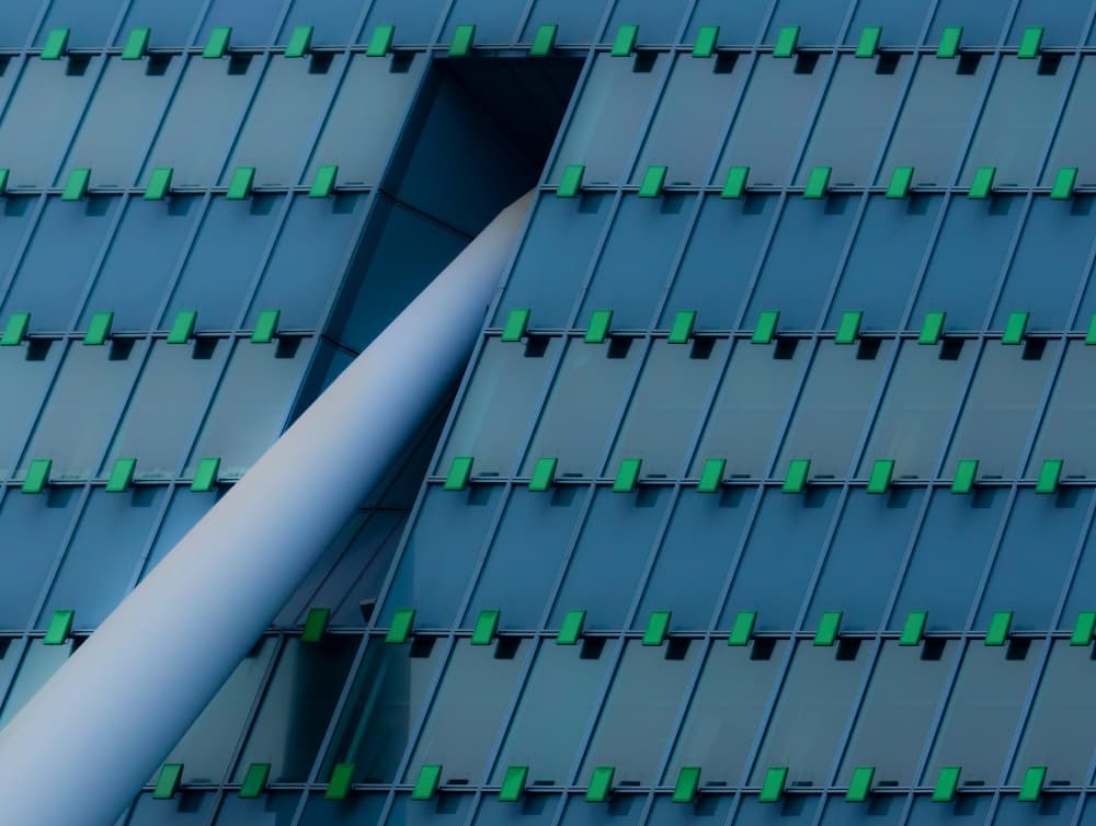 Diagonal Facade Geometry by Greetje van Son — canvas wall art