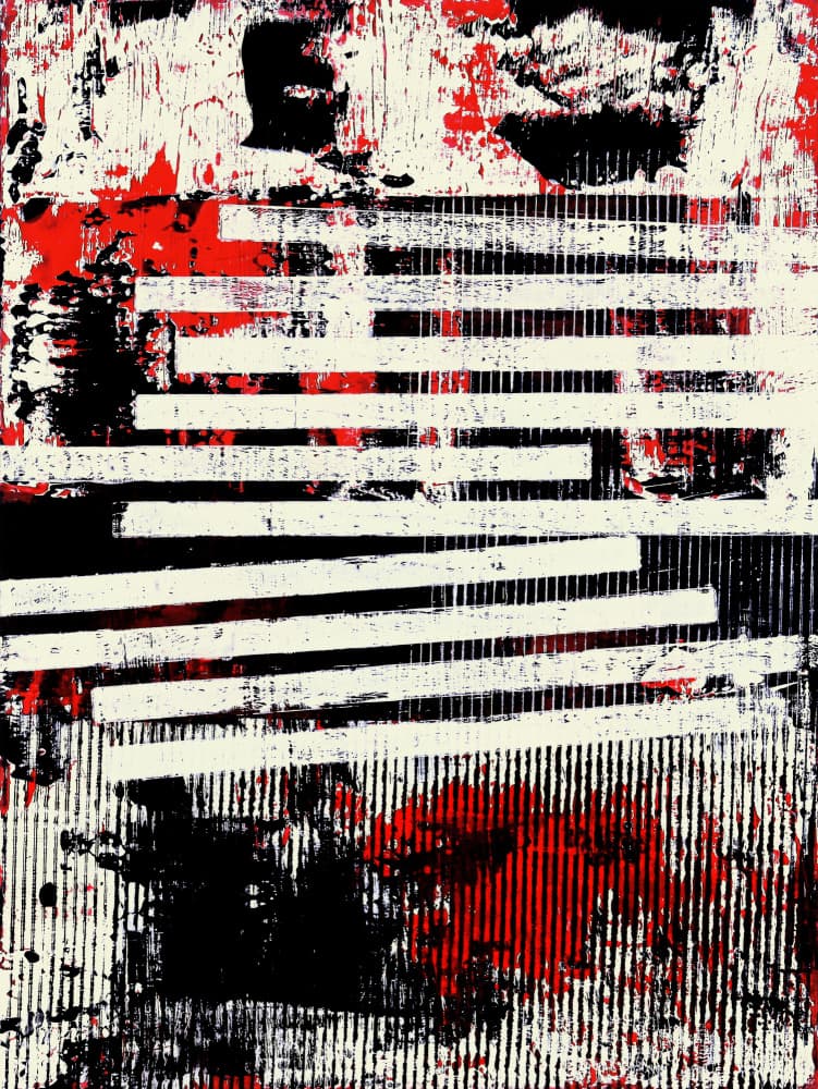 Distressed Grunge Abstract by Petr Strnad — canvas wall art