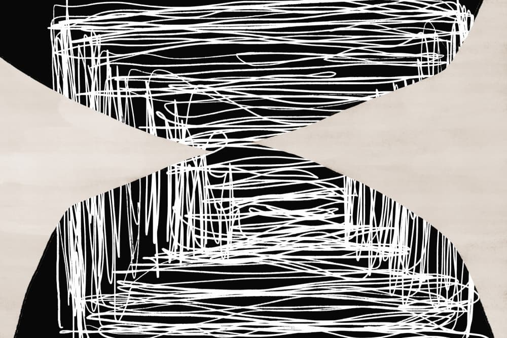 Entangled Echoes by uplusmestudio — canvas wall art