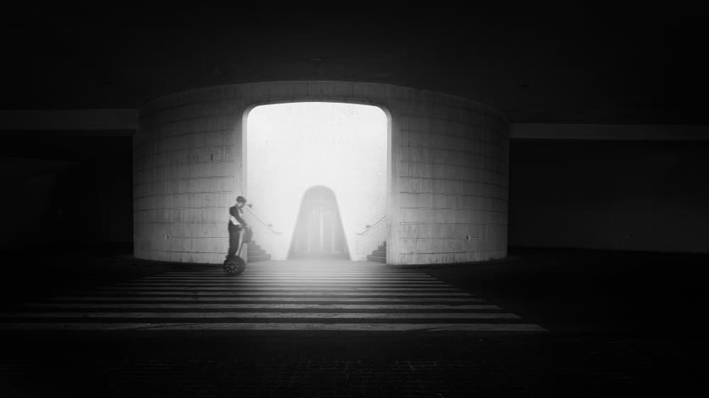 Urban Light Portal by Gustavo Ribes — canvas wall art