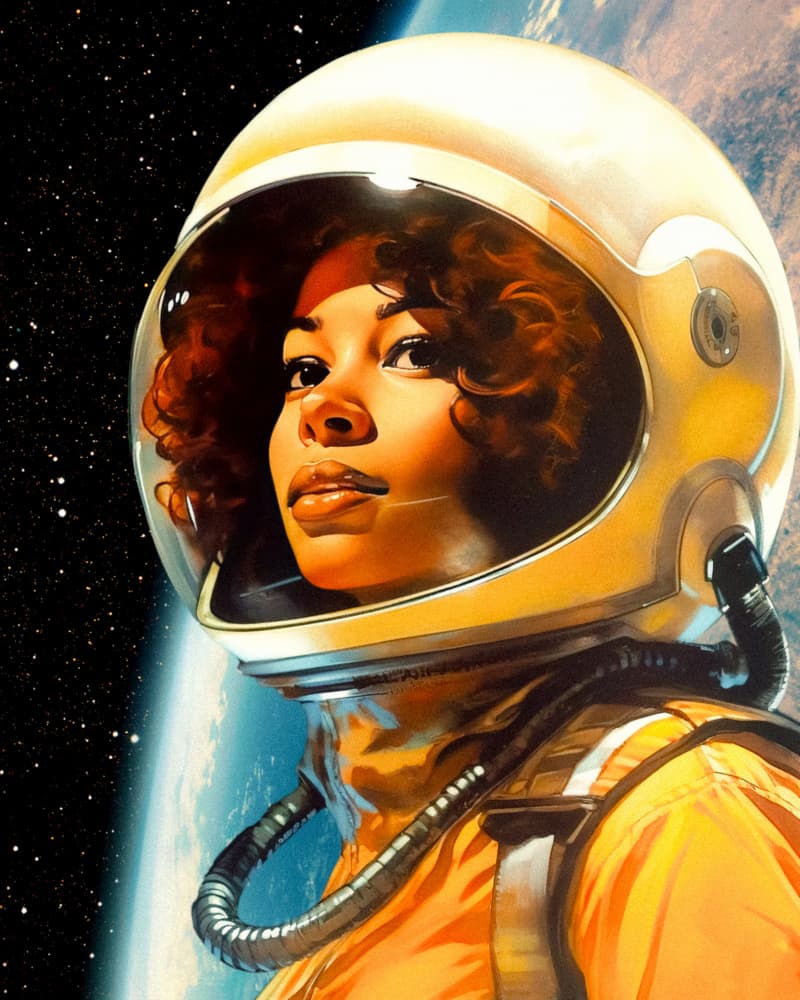 Astronaut Poster 2 by Taudalpoi — canvas wall art