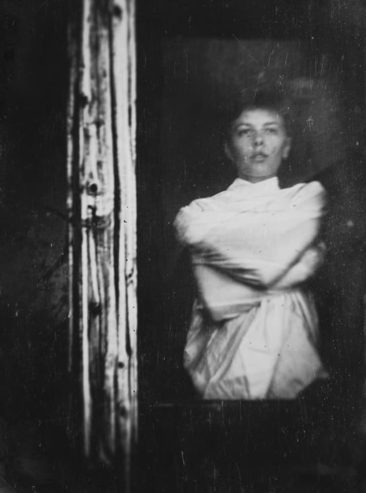 Asylum Patient Portrait by Elena Raceala — canvas wall art