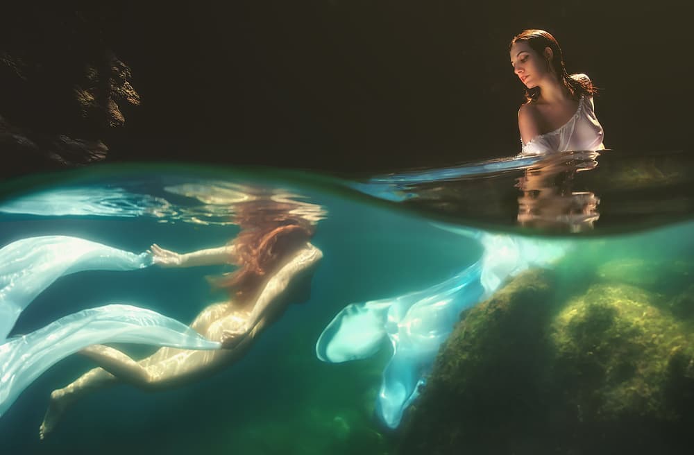 Ethereal Water Worlds by Paolo Lazzarotti — canvas wall art