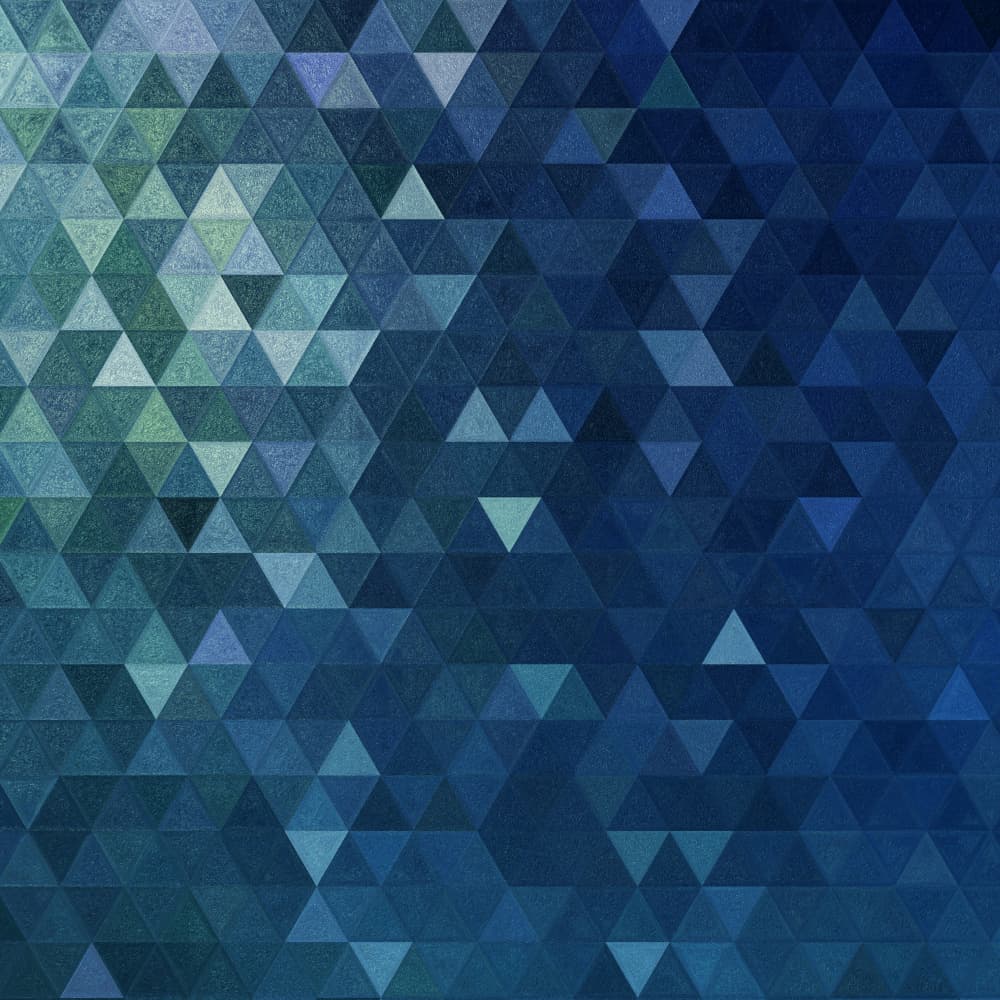 Cool Tones Geometric Pattern by Justyna Jaszke — canvas wall art