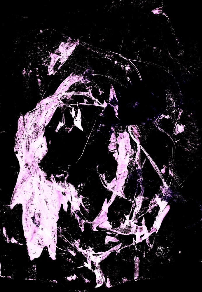 Vibrant Purple Chaos by Santhosh ch — canvas wall art