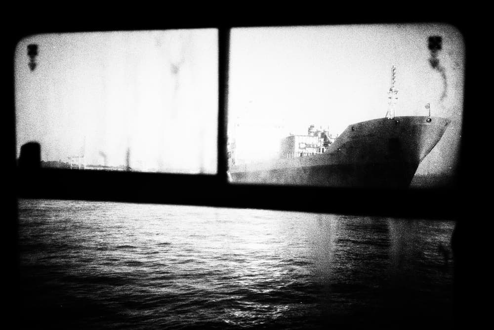 Ship Through Window View by Rui Correia — canvas wall art