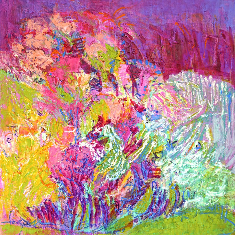 Df390amonggreenpastures by Dorothy Fagan — canvas wall art