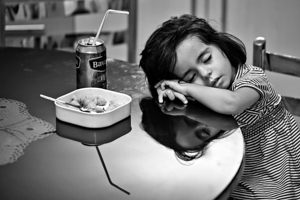 Peaceful Childhood Nap by Mohammadreza Momeni — canvas wall art