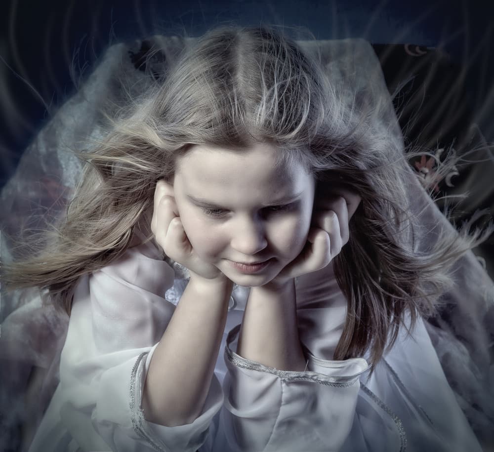 Thoughtful Young Girl by Dmitry Frizel — canvas wall art