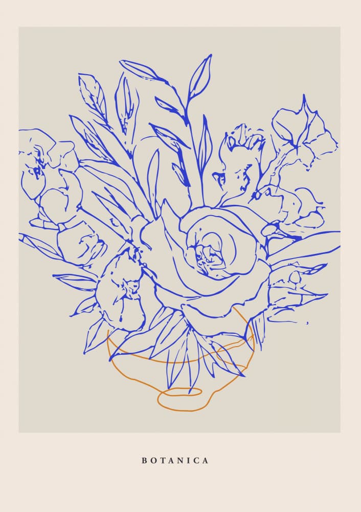 Botanicalineno33 by Treechild — canvas wall art