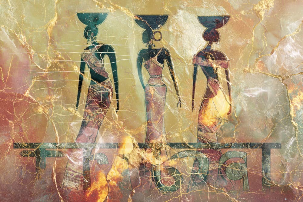 Women of Ancient Egypt by Rafal Kulik — canvas wall art