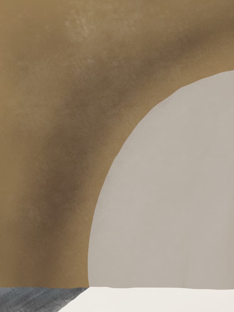 Earthy Geometric Abstract by Little Dean — canvas wall art