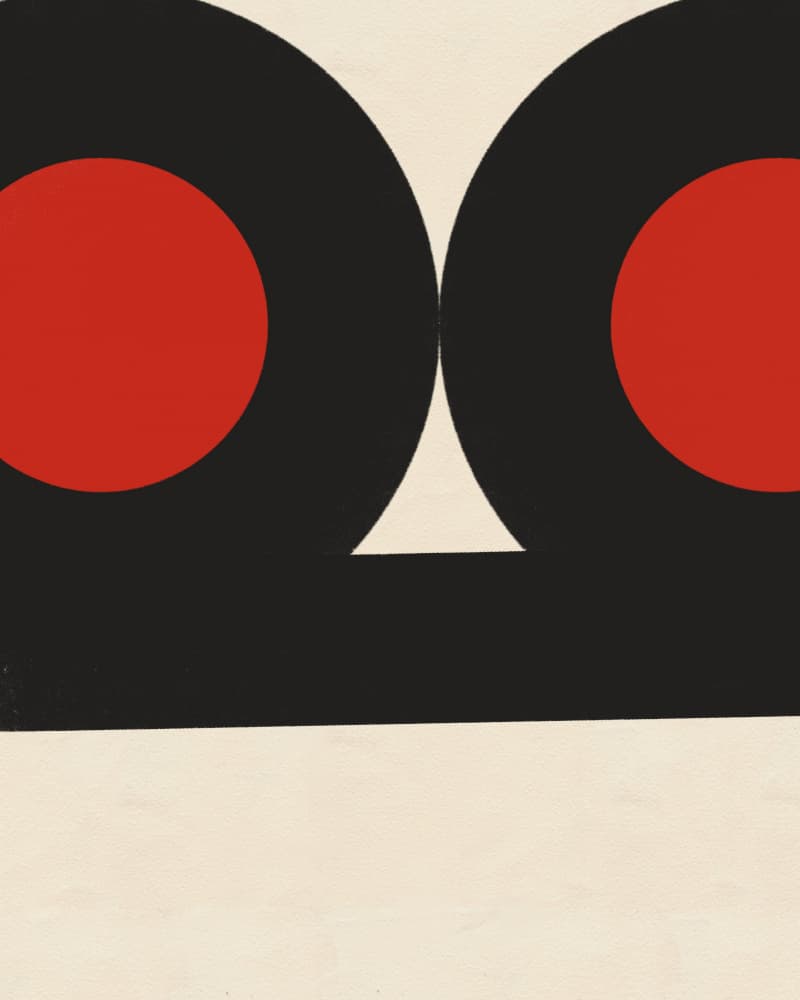 Bold Geometric Circles by Deepthi s — canvas wall art