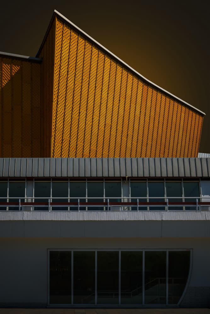 Urban Architectural Gold by Luigi Greco — canvas wall art