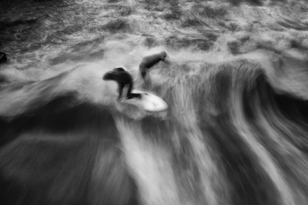 Dynamic Surf Action by Ricky Siegers — canvas wall art