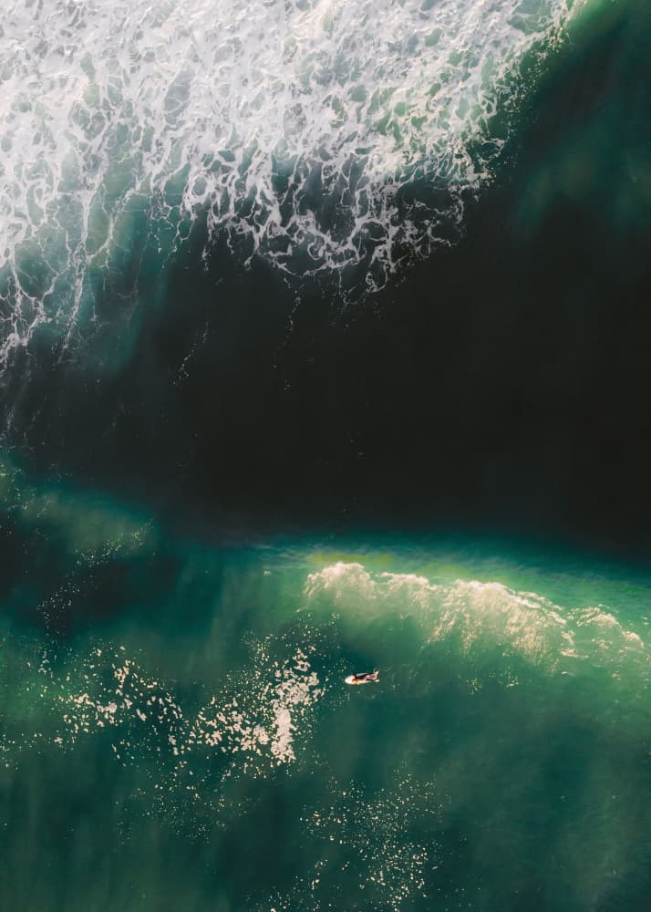 Surfer Girl by Raisa Zwart — canvas wall art