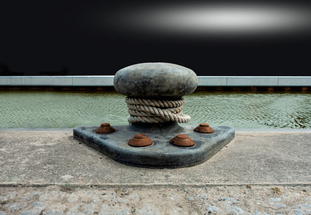 Dockside Mooring Rope by Hans Günther — canvas wall art